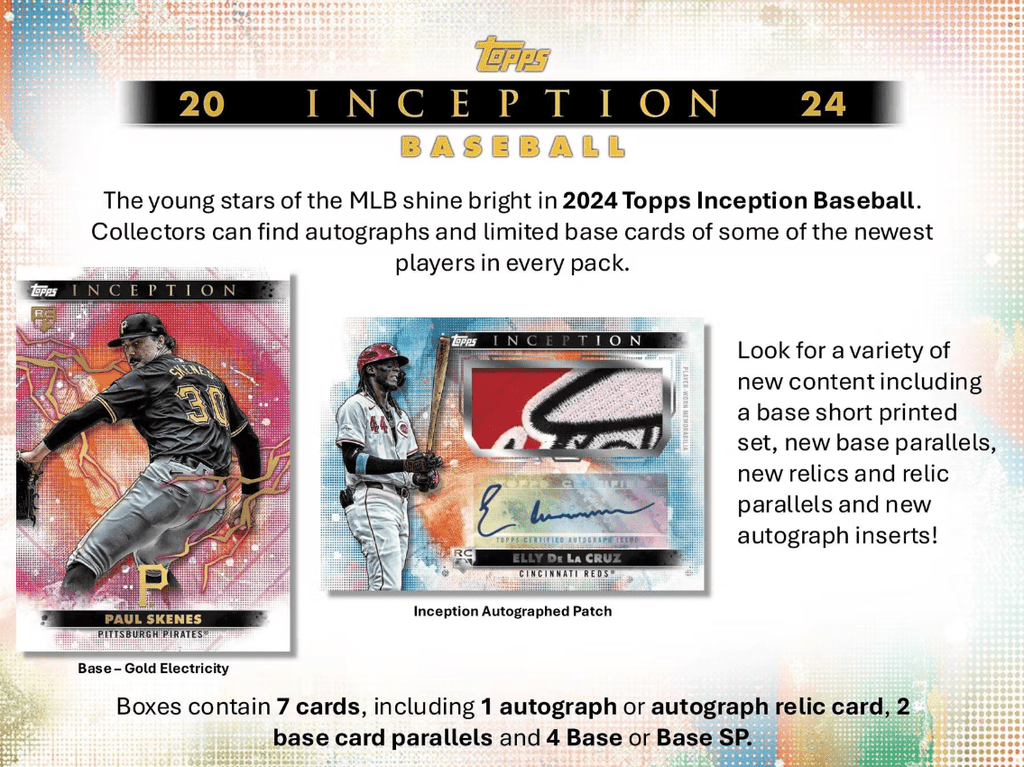 2024 Topps Inception Baseball Hobby Box
