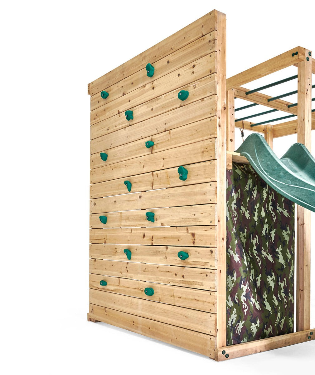 Plum Climbing Cube Wooden Play Centre with Swing Arm