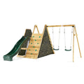 Plum Climbing Pyramid Wooden Play Centre with Swings
