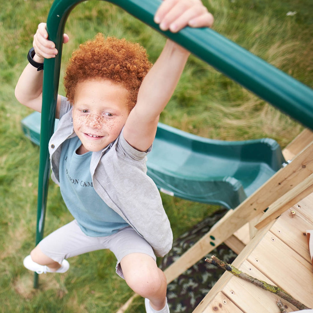 Plum Climbing Cube XL Wooden Play Centre with Swing Arm