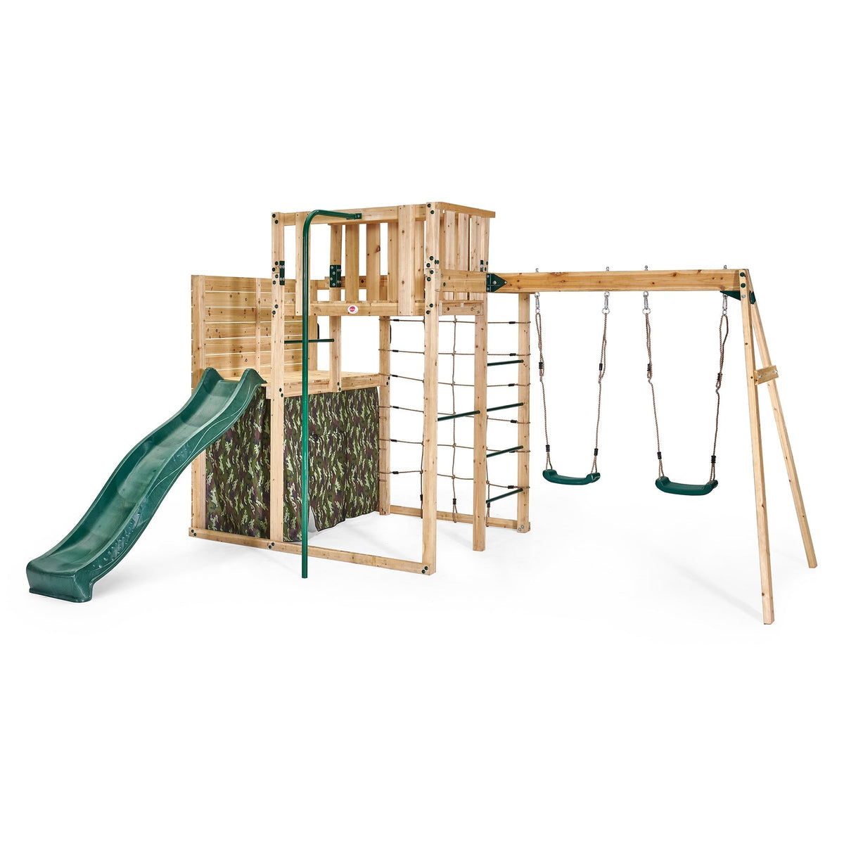 Plum Climbing Cube XL Wooden Play Centre with Swing Arm