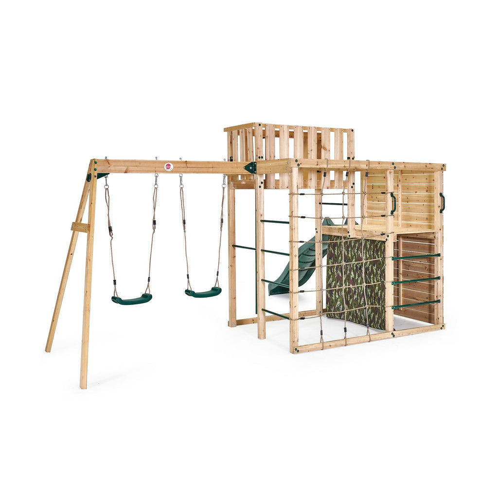 Plum Climbing Cube XL Wooden Play Centre with Swing Arm