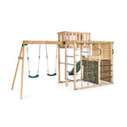 Plum Climbing Cube XL Wooden Play Centre with Swing Arm