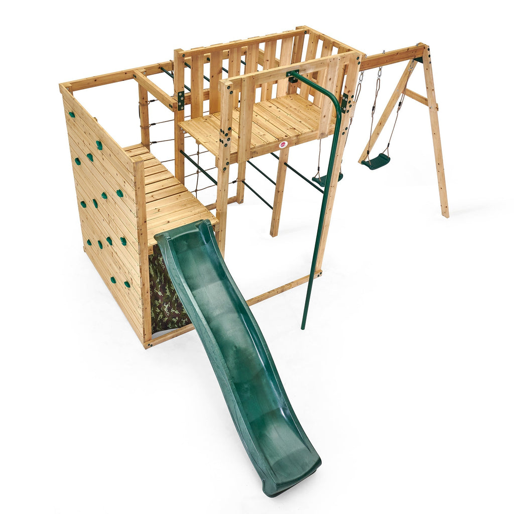 Plum Climbing Cube XL Wooden Play Centre with Swing Arm