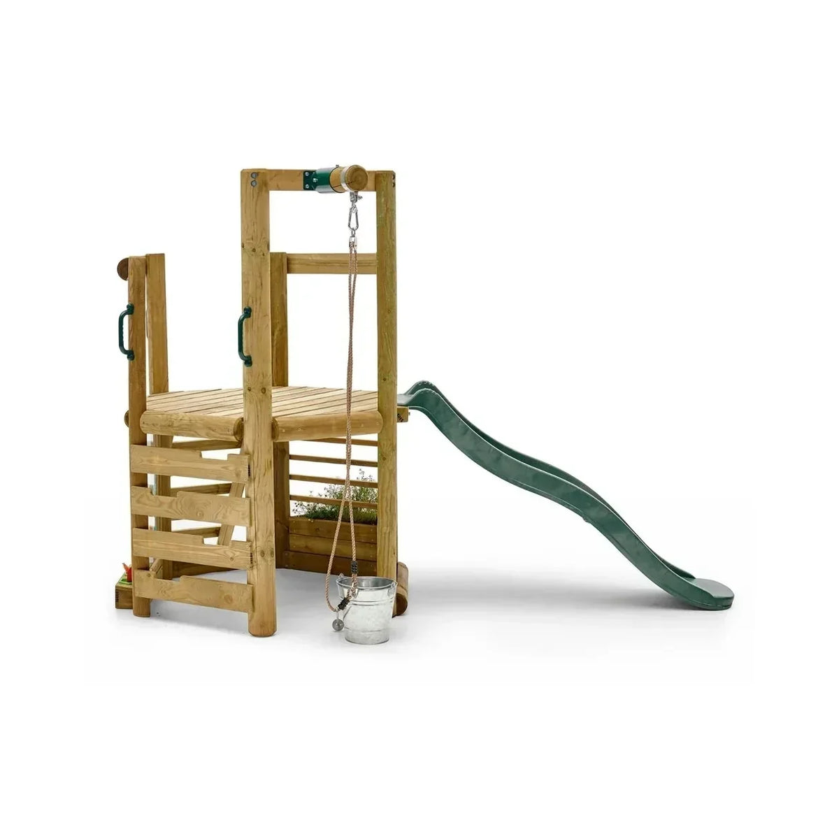 Plum Discovery Woodland Treehouse with Slide & Climbing Wall