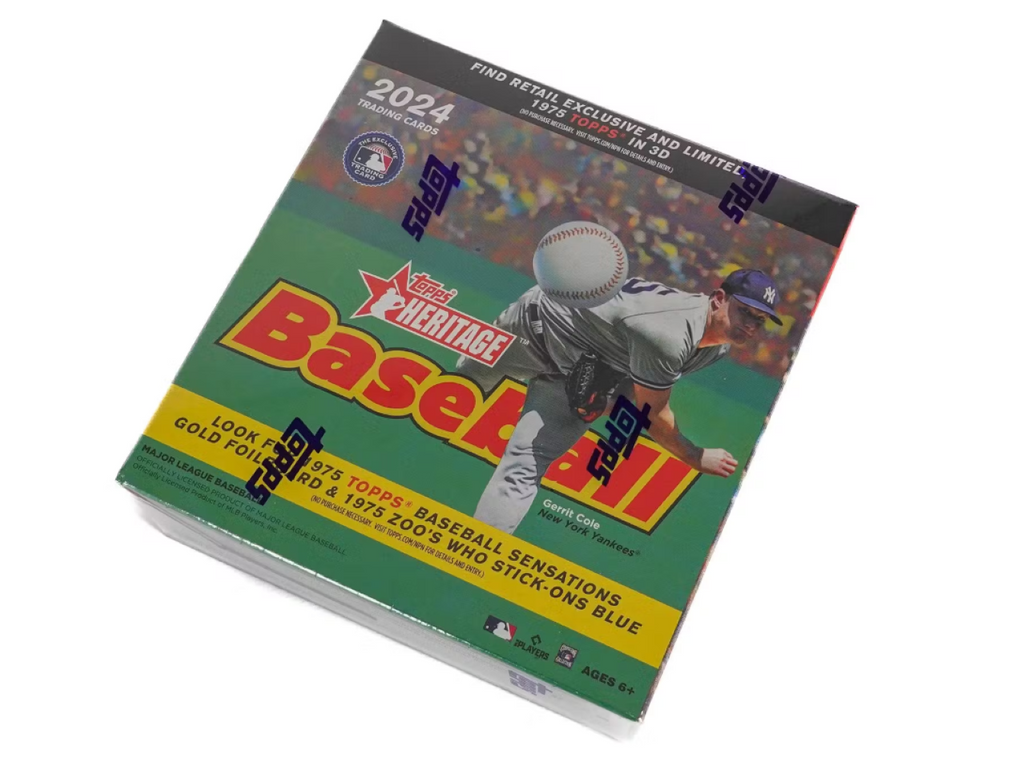 2024 Topps Heritage Baseball Mega Box (Blue Sparkle)