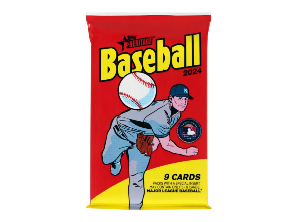 2024 Topps Heritage Baseball Mega Box (Blue Sparkle)