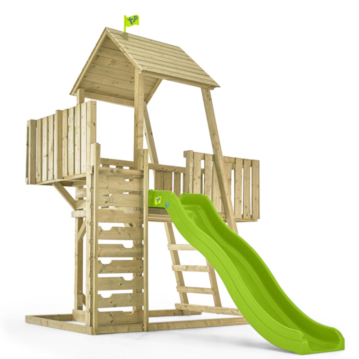 TP Kingswood Normandy Wooden Climbing Frame & Slide