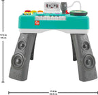 Fisher-Price Lernspaß DJ Spieltisch - Musikalisches Lernspielzeug Mit 3 Klavierspielmodi, Lichtern, Version: Englisch; Italienisch; Portugiesisch; Spanisch, HRB60