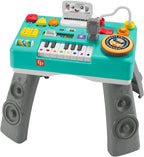 Fisher-Price Lernspaß DJ Spieltisch - Musikalisches Lernspielzeug Mit 3 Klavierspielmodi, Lichtern, Version: Englisch; Italienisch; Portugiesisch; Spanisch, HRB60