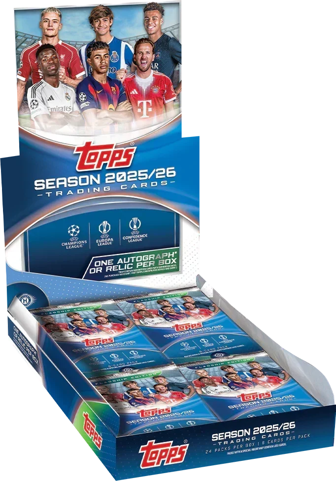 2025/26 Topps UEFA Club Competitions Soccer Hobby Box