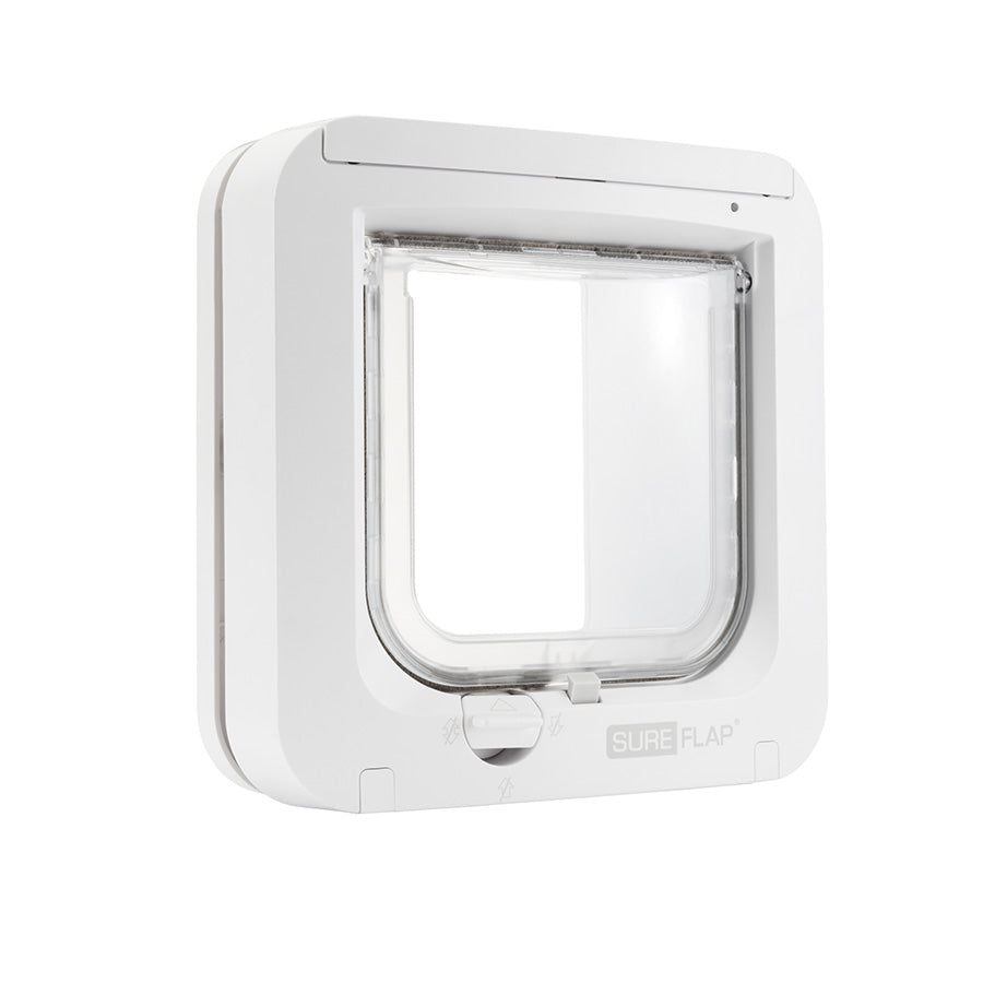SureFlap Microchip Cat Flap – White Selective Entry Cat Door