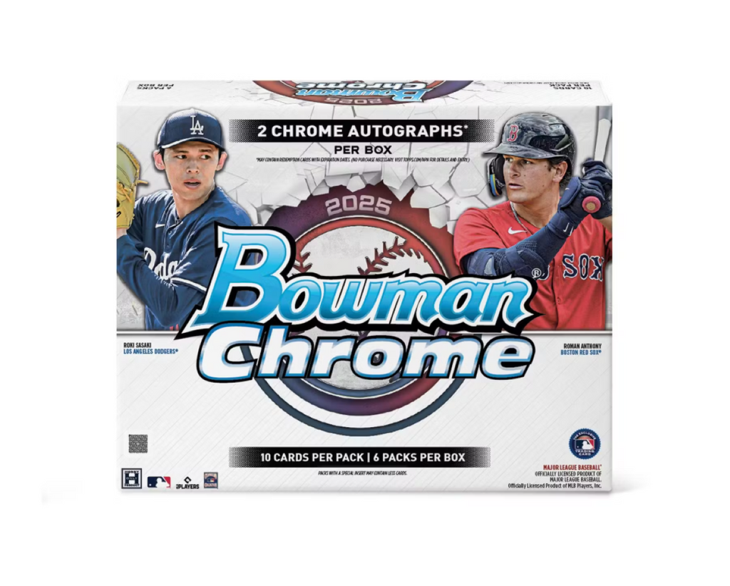 2025 Bowman Chrome Baseball Hobby Box