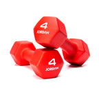 JORDAN® Neoprene Studio Hex Dumbbells