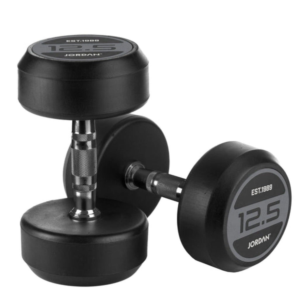 JORDAN Rubber Dumbbells - Grey