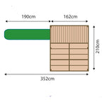 Plum Climbing Cube Wooden Play Centre