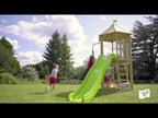tp Castlewood Tower Wooden Climbing Frame