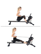 Magnetic Rowing Machine with Vertical Storage