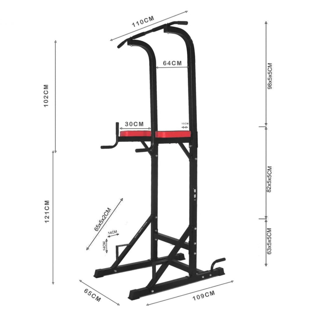 Multi Function Power Tower with Roman Chair Station