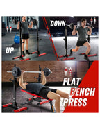 Adjustable Barbell Squat Rack for Home Strength Training
