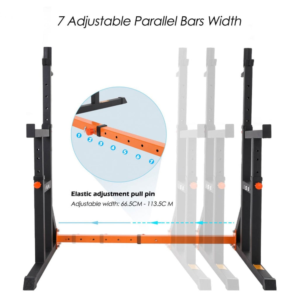 Heavy Duty Power Rack with Parallel Squat Bars