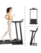 Folding Treadmill with 14km/h Speed and Hydraulic Assist