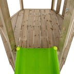 TP Castlewood Sherborne Wooden Climbing Frame with Single Swing Arm & Slide