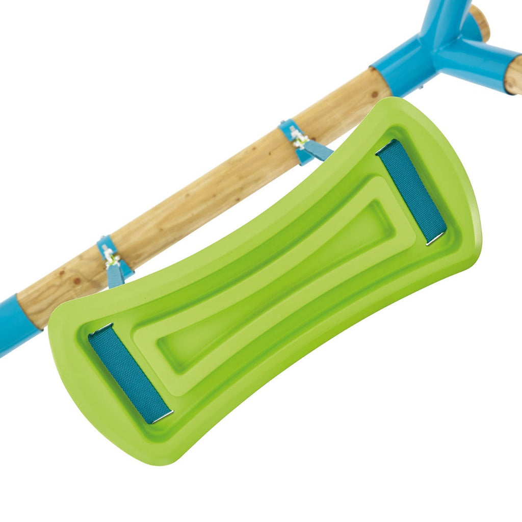 TP Merlin Wooden Compact Swing and 8ft Slide Set